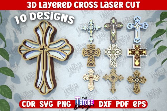 3D Layered Cross Bundle Christian Sign Review