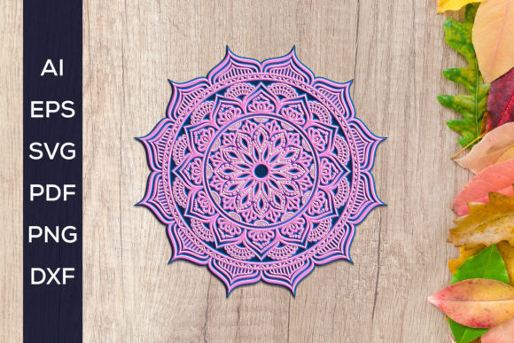 3D Layered Mandala – Laser Cutting Wall Decor Asset Review