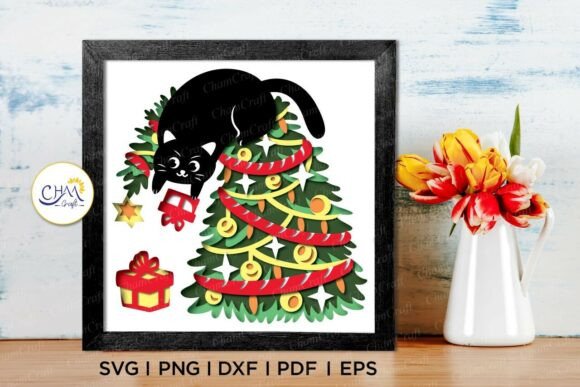 3D SVG Christmas Tree Design for Polished Content Publishing