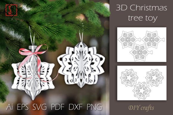 3D SVG Christmas Tree Toys: Elevating Holiday Content Design