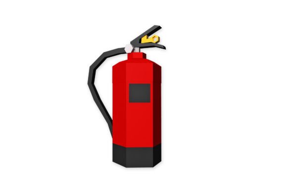 DIY Fire Extinguisher 3D SVG – A Unique Design Asset for Branding and Content