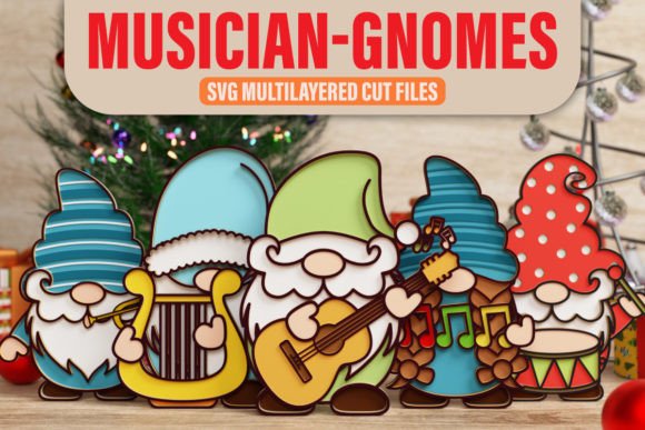 Musician Gnome 3D SVG BUNDLE Review for Real Projects