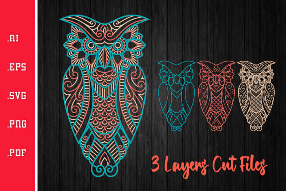 Owl - 3D Layered SVG Cut Files for Creative Projects