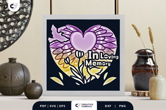 Remembrance 3D Shadow Box Paper Cut: A Versatile 3D SVG for Emotional Branding